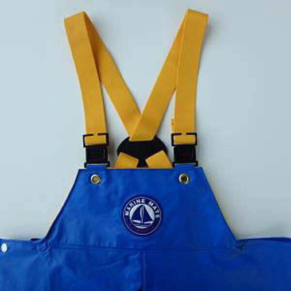 4Lサイズ】漁業用水産合羽 マリンメイト 4L 胸付ズボン サロペット