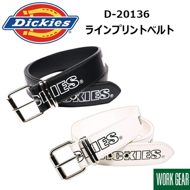 コーコス信岡 DICKIES D-20136 ラインプリントベルト F ポリウレタン ディッキーズロゴプリント入り Dickiesクオリティー ロゴがいいアクセント アクセサリー 作業着 作業服 目玉