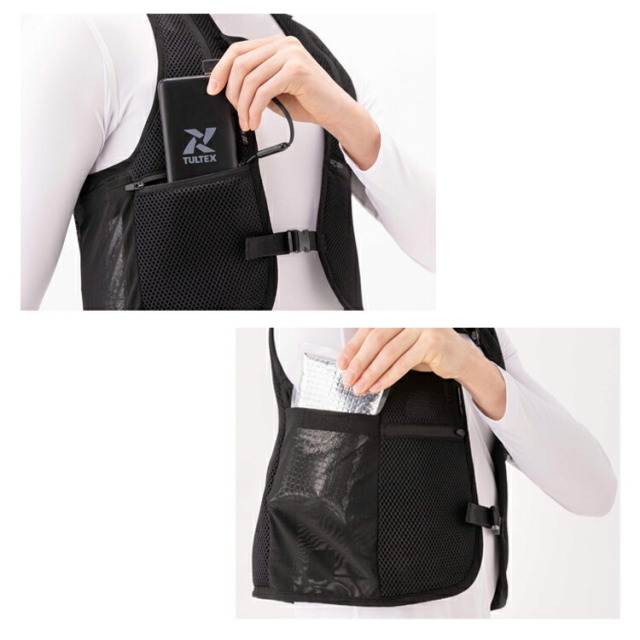 アイトス TULTEX AZ-8154 冷温サイレントペルチェベストセット F-XL