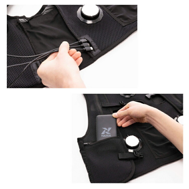 アイトス TULTEX AZ-8154 冷温サイレントペルチェベストセット F-XL