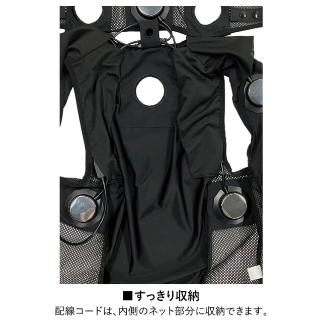 おたふく手袋 JW-698 マルチペルチェベスト 冷・温 バッテリーセット