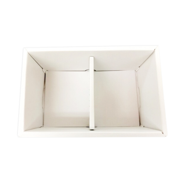 ギフトBOX白　紅茶２缶箱