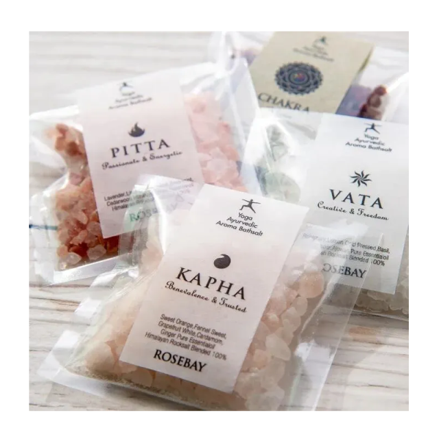 ヨガアーユルヴェディック・アロマバスソルト4種類