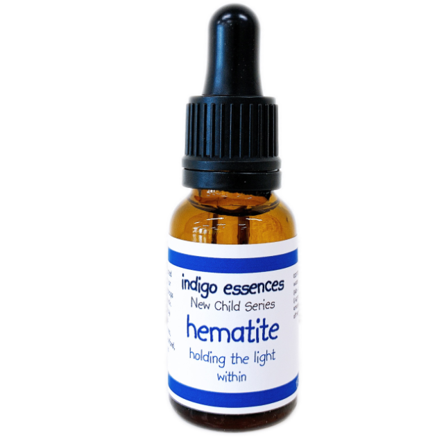 内なる光を抱く ヘマタイト インディゴ ニューチャイルド 世界の