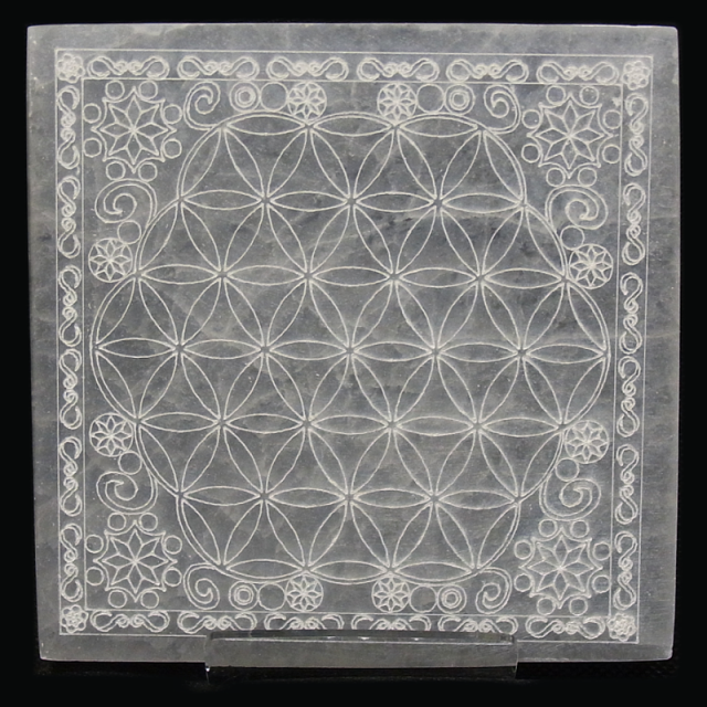 セレナイトエナジープレート・フラワーオブライフ