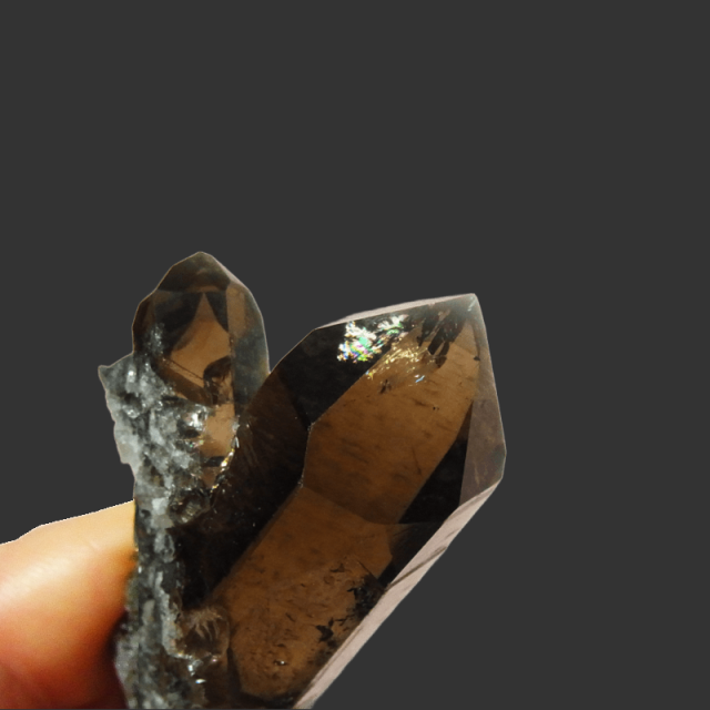 アルプススモーキークォーツダブルポイント