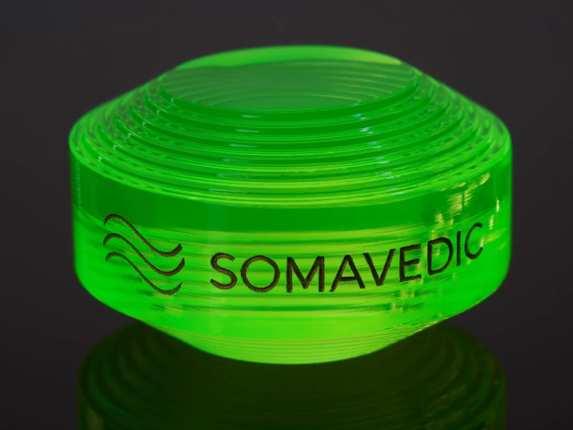 ソマヴェディック＞ ウェルネス・グリーン ポータブルボタン Somavedic