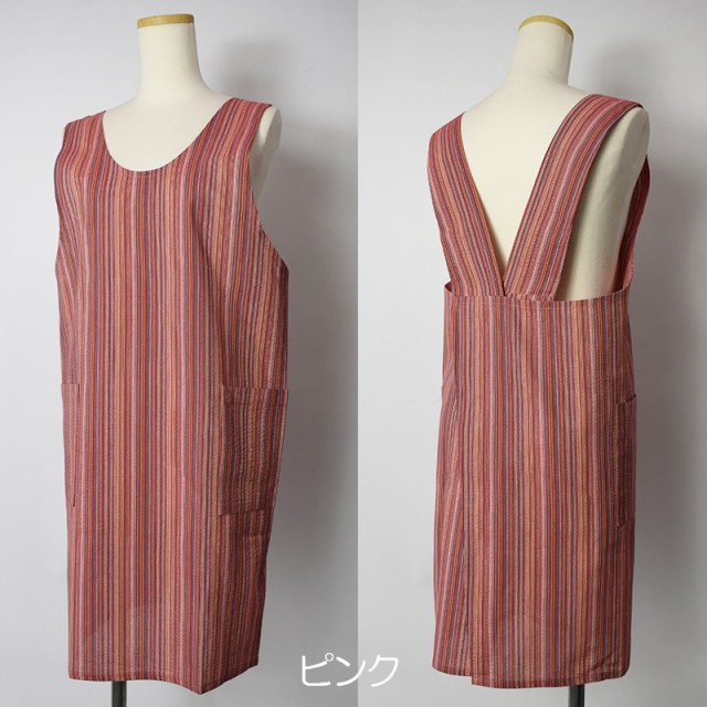 しじら織り クロスエプロン 日本製｜エプロン通販 ベリーベリー