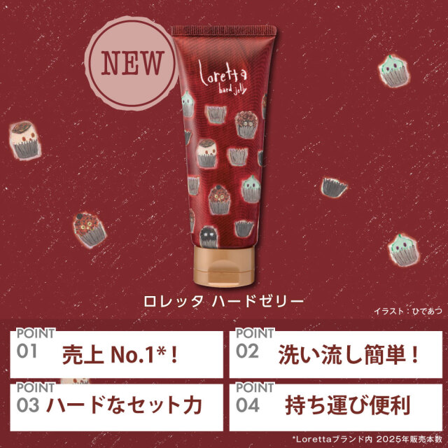 送料無料】ロレッタ｜ハードゼリー ジャータイプ&チューブタイプ