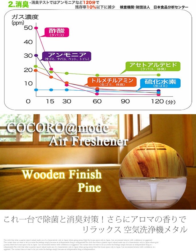 COCORO@mode Air Freshener Wooden Finish S マホガニー