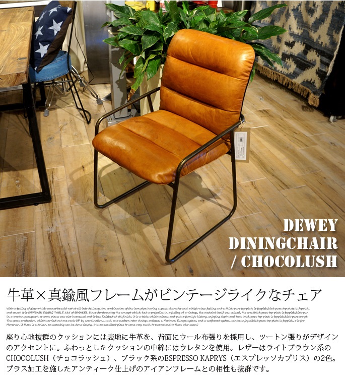DEWEY DINING CHAIR/デウェイ ダイニングチェア ラウンジチェア 