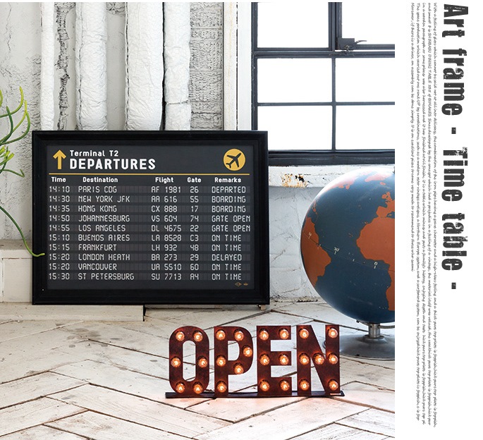 アートワークスタジオartworkstudioアートフレーム　「タイムテーブル」 ART WORK STUDIO ART FRAME Time table / アートワークスタジオ