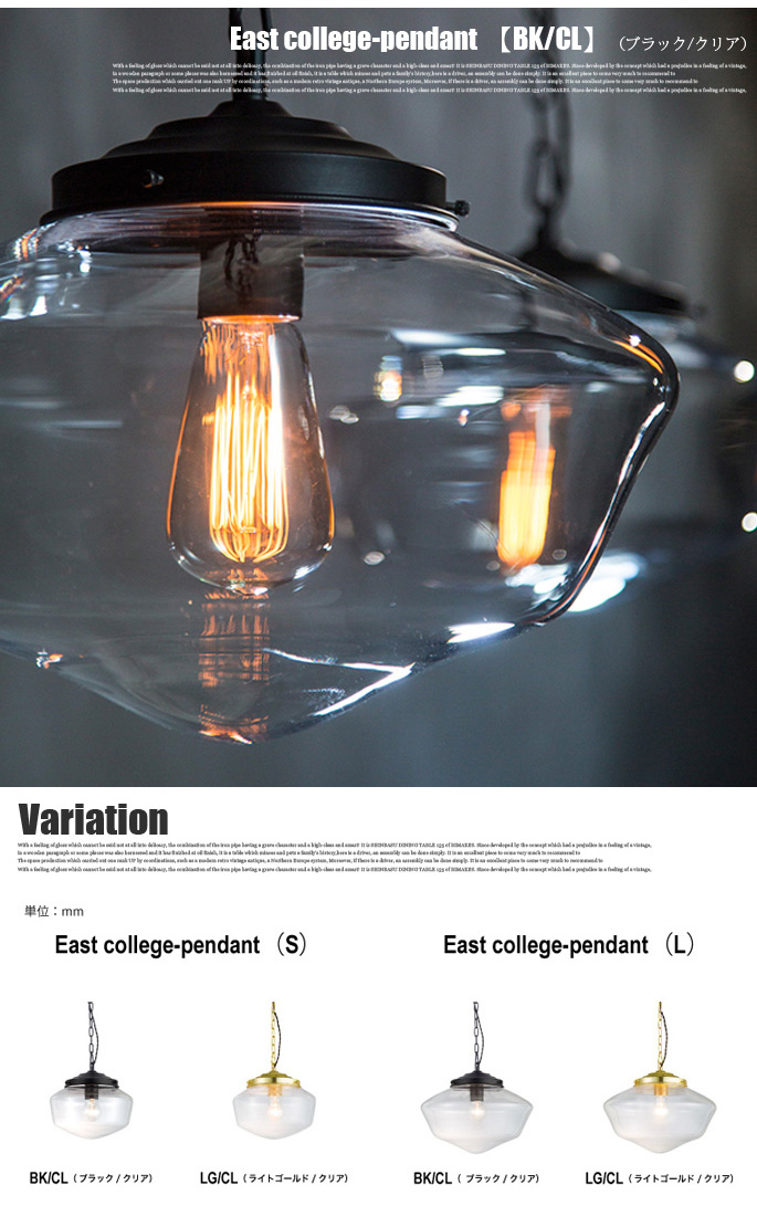 ACME ペンダントライト モダンデザイン イーストカレッジペンダント L アートワークスタジオ AW-0455