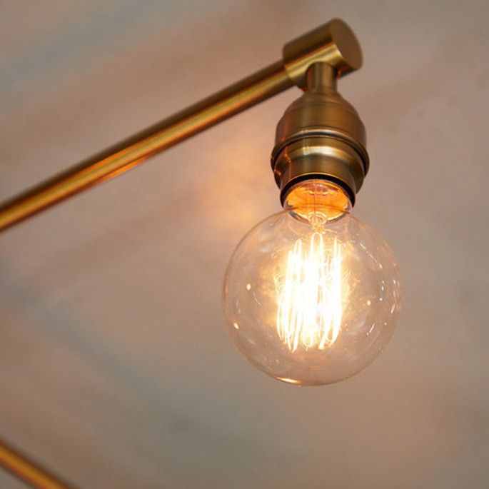 シーリングライト・天井照明 SOLID BRASS LAMP MID LONG 5 ARM SOLID BRASS LAMP MID LONG 5 ARM | JOURNAL STANDARD FURNITURE