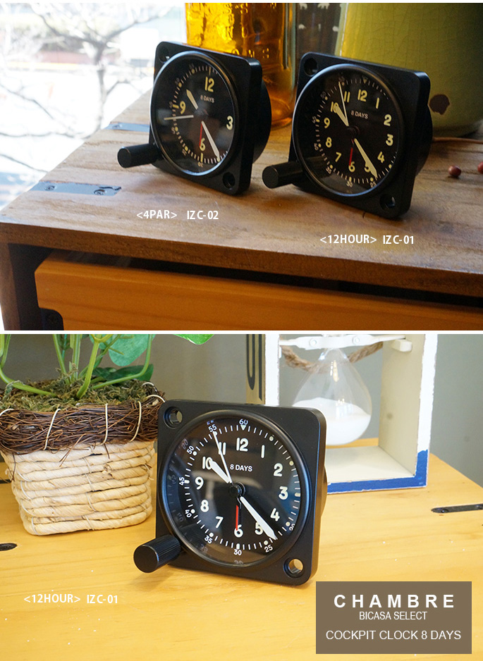 wakmann 8 DAYS コックピット時計 VINTAGE WAKMANN 8 DAYS MILITARY AVIATION COCKPIT AIRCRAFT CLOCK