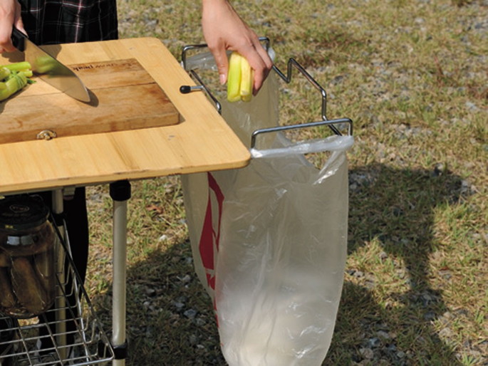 ゴミ箱 ガビングフレーム マルチファンクションテーブル 拡張パーツ ゴミ袋