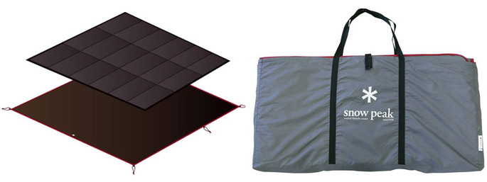 テントアクセサリ Amenity Dome L Mat Sheet Set アメニティ