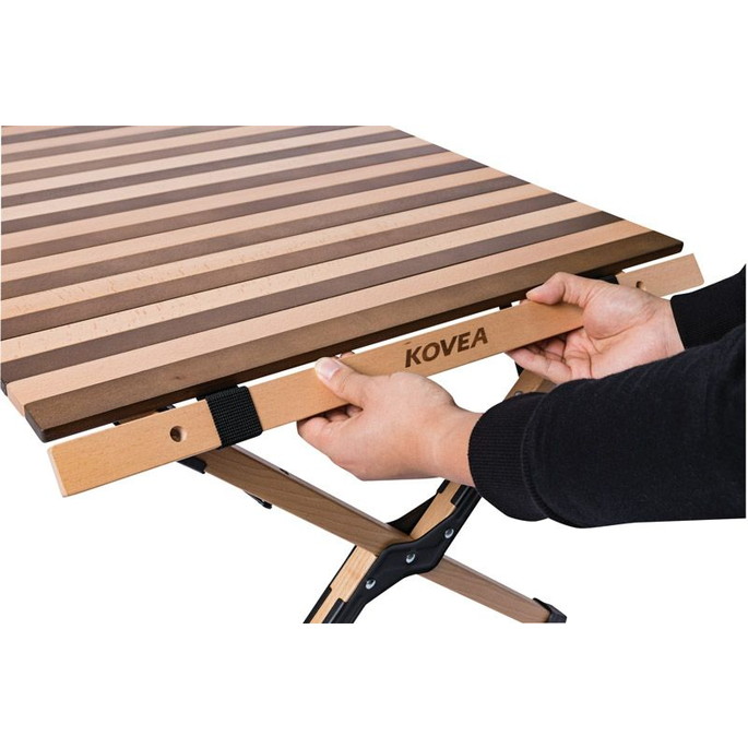 木製テーブル BELLO WOOD ROLL TABLE L ベロウッドロール