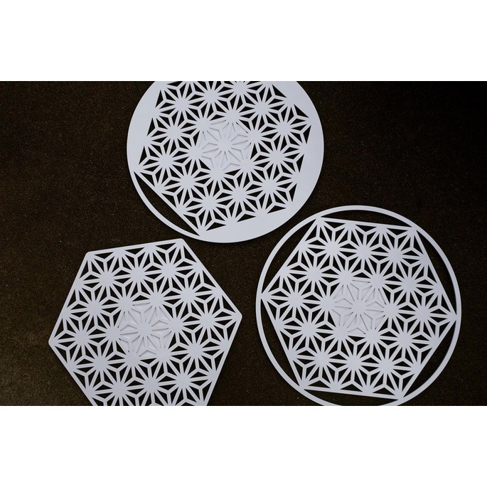 山のU asa of hexa（天板）mat black（asa of life table (天板