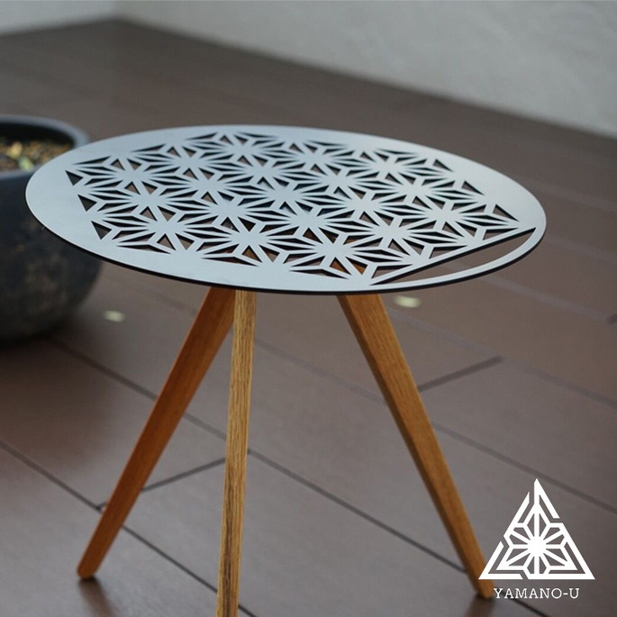 山のU asa of life table (天板) mat black asa of life | yamano-u
