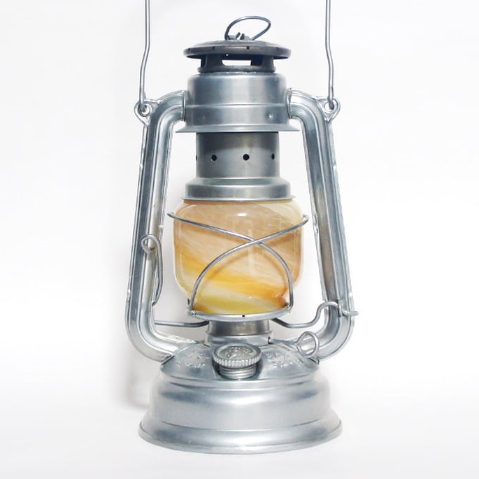 ランタン用ホヤ haze glass-white sand ヘイズグラス ホワイトサンド