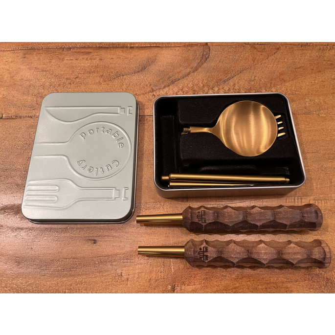 カトラリーセット elk grip cutlery Set Walnut elk grip
