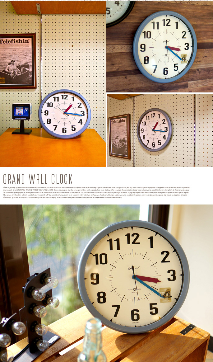 グランドウォールクロック 置き・掛け兼用時計 TRADITION ACOUSTIC