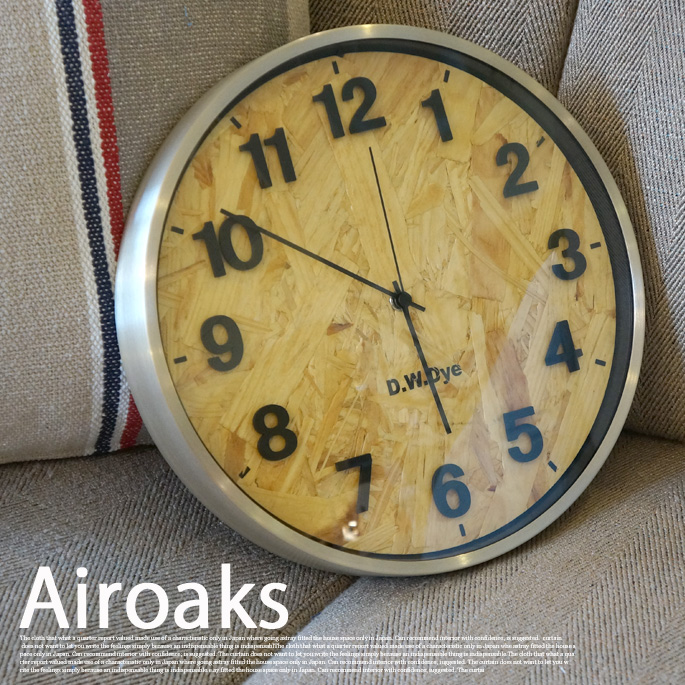 掛時計 アロークス ウォールクロック Airoaks Wall Clock CL-2159 インターフォルム INTERFORM