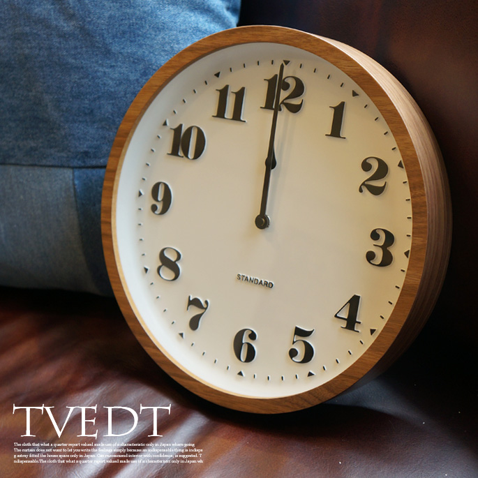 掛時計 トヴェット ウォールクロック Tvedt Wall Clock CL-2125 インターフォルム INTERFORM