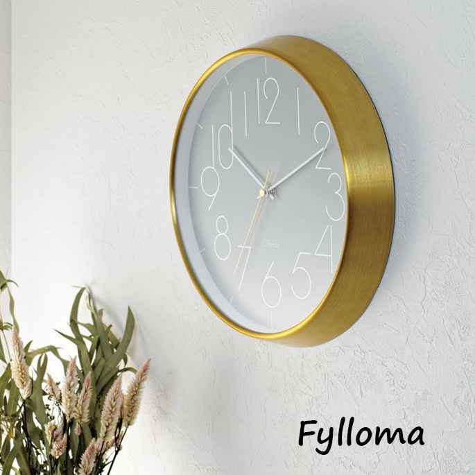掛け時計 インターフォルム Interform フィロマ ウォールクロック Fylloma wall clock CL-4058 時計 壁掛け時計　ウォールクロック