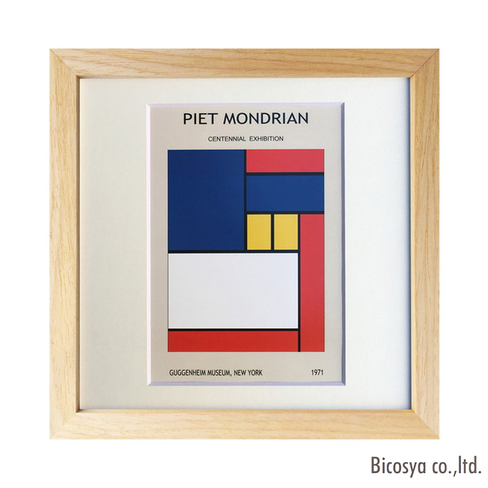 絵画 ジェーアイジー JIG ピエト・モンドリアン Piet Mondrian「Composition ble、white、Yellow and red」 ZPM-62798 美術 アート