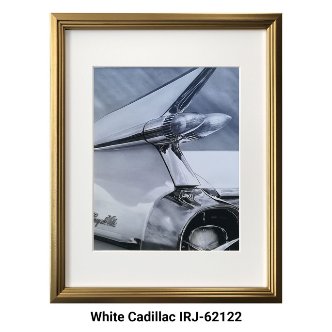 アートパネル Richard James「White Cadillac」 リチャード ジャームス ジェーアイジー IRJ-62122  アート アートポスター フォト アートフレーム