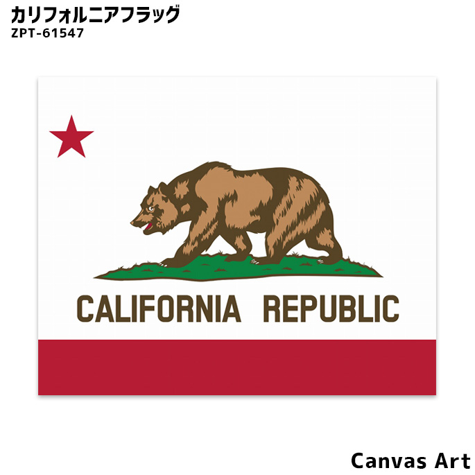 Canvas Art California Flag ZPT-61547