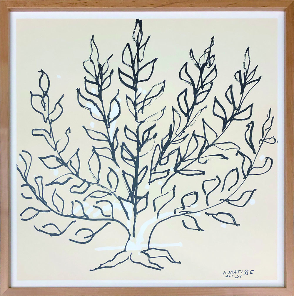 Henri Matisse Le platane(L) アートフレーム IHM-62533 ラフィナート