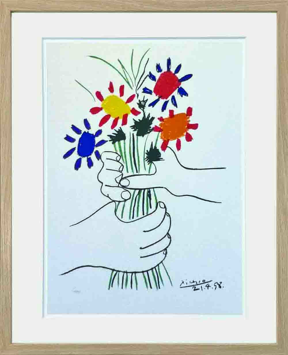 Pablo Picasso Le Bouquet アートフレーム IPP-63023 ラフィナート