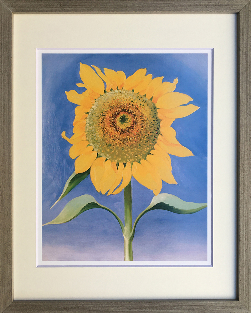 Georgia O’Keeffe SUNFLOWER, NEW MEXICO, 1935 アートフレーム IGO-62781 ラフィナート