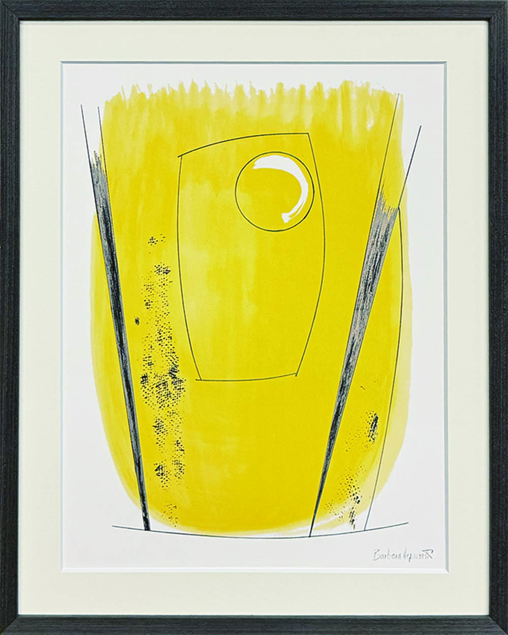 Barbra Hepworth Two Opposing Forms,1970 アートフレーム IBH-63256 ラフィナート