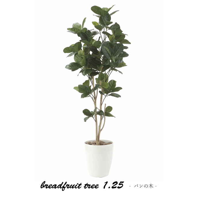 パンの木1.25m   造花 光触媒 フェイクグリーン 611AP240-55 リビング 消臭 華やか