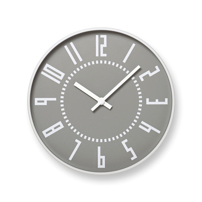時計 タカタレムノス Lemnos エキ クロック eki clock TIL16-01GY ウォールクロック インテリア クロック 雑貨 掛時計 