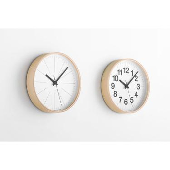 時計 タカタレムノス Lemnos ラインの時計 PLY Lines Clock PLY YK21-13 クロック 掛時計 壁掛け時計 