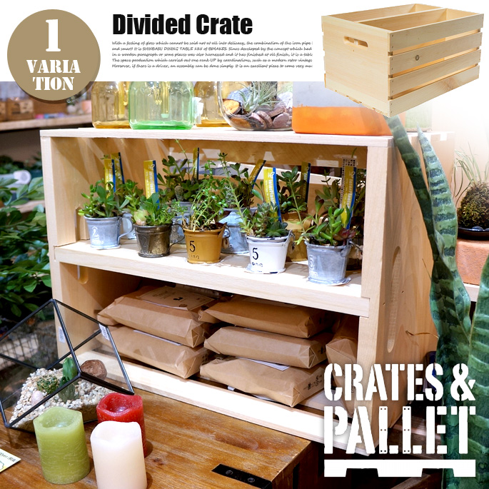 ディバイデッドクレート CP-69080  クレート＆パレット  収納ボックス