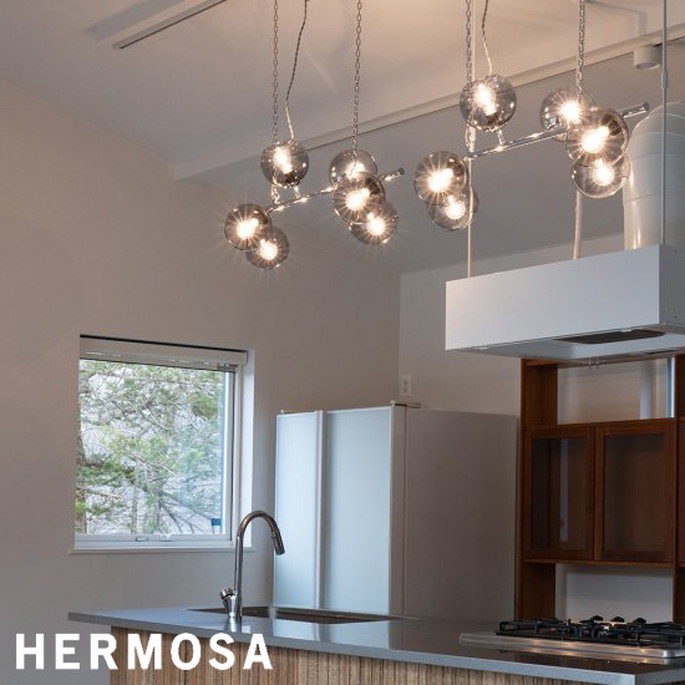 照明 ハモサ HERMOSA ビアリッツ6 ペンダントランプ シルバー BIARRITZ6 SV GS-017 インテリア ランプ 照明器具