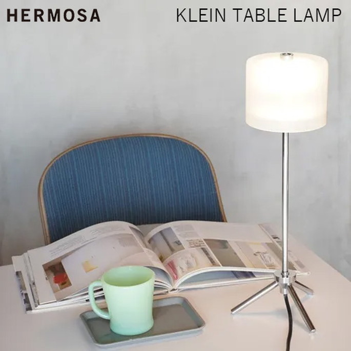 クライン テーブルランプ ガラス ホワイト HERMOSA KLEIN TABLE LAMP 照明 ライト 照明器具 CM-013WH ハモサベッドサイド モダン