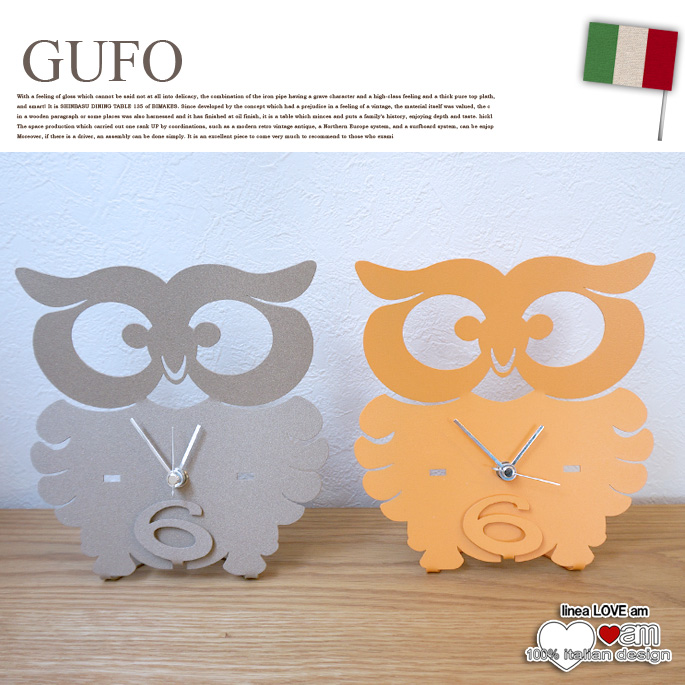 グーフォ GUFO 11076-39 置き時計 ラブ アルティ・エ・メスティエリ LOVE ARTI&MESTIERI