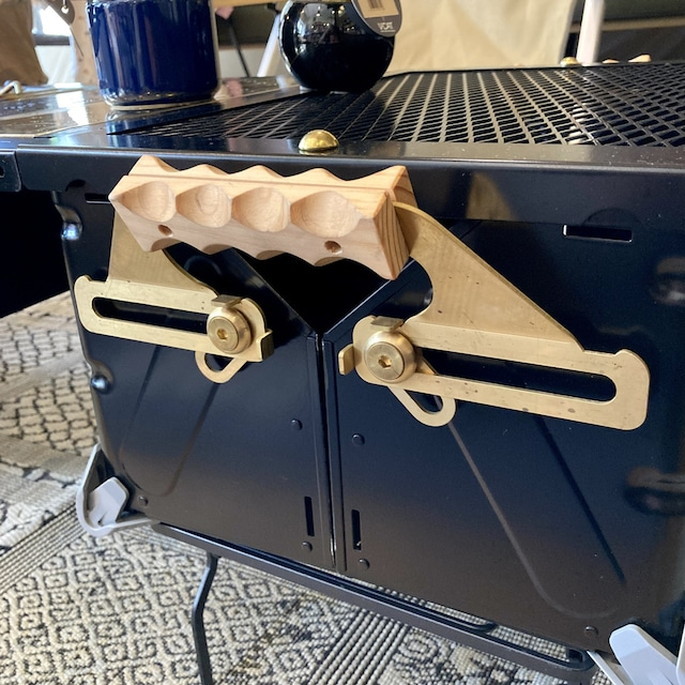 取手 802プロダクツ 802PRODUCTS シェルコン 50 真鍮ハンドル 取っ手 コンテナ キャンプ用品 アウトドア 