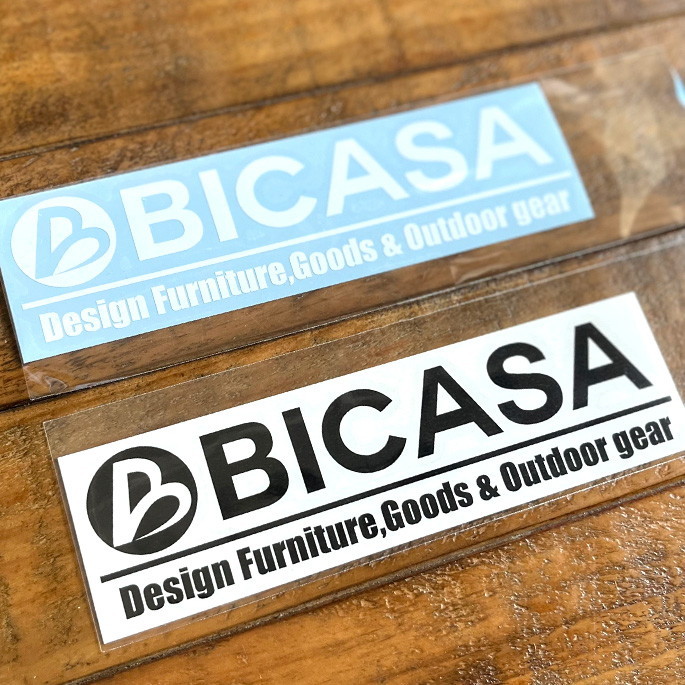 カッティングステッカー BICASAオリジナル BICASAステッカー BICASA sticker sticker シール ロゴステッカー 