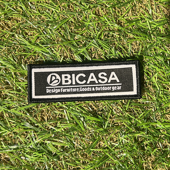 ワッペン ビカーサオリジナル BICASAオリジナル ビカーサ ジャガードワッペン BICASA jacquard patch マジックテープ 刺繍