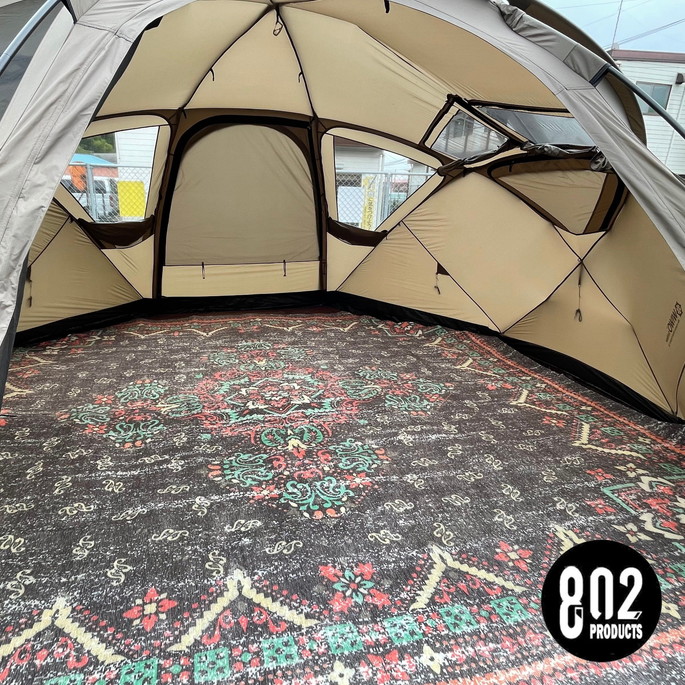 インナーラグ 802プロダクツ 802PRODUCTS ヤクドーム450　インナーラグ オールドパキスタン YAKDOME450 inner rug OLD PAKISTAN  ラグ キャンプ用品