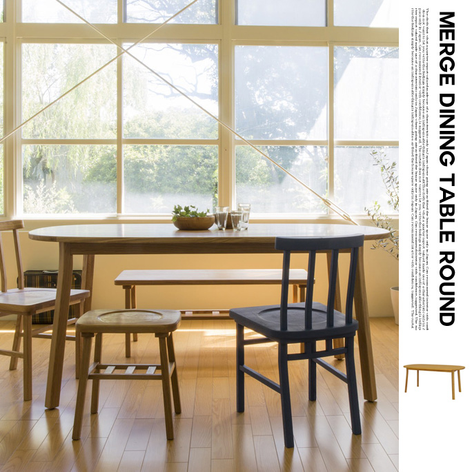 merge dining table round