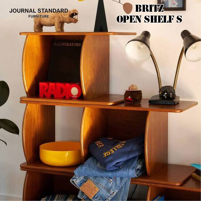 家具 BRITZ OPEN SHELF S ブリッツ オープンシェルフ  エス ジャーナルスタンダードファニチャー 25708960001370 収納家具オープンフェルフ リビング ナチュラル 北欧 ヴィンテージ